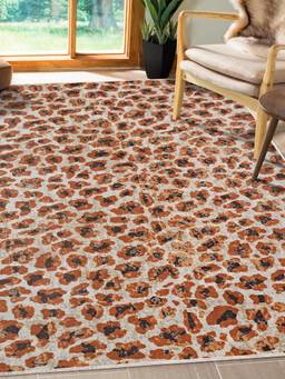 KALEEN - Animal Print for Living Area Polyester Self Backing for Longevity Multi-Color