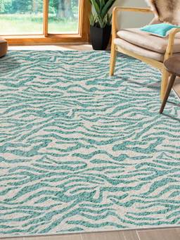 KALEEN - Animal Print for Living Area Polyester Self Backing for Longevity Multi-Color
