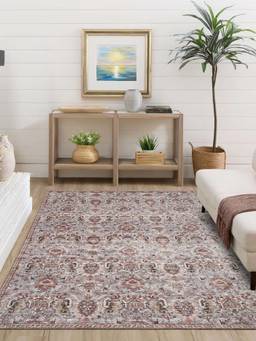 KALEEN - Vintage for Living Area Polyester Self Backing for Longevity Multi-Color