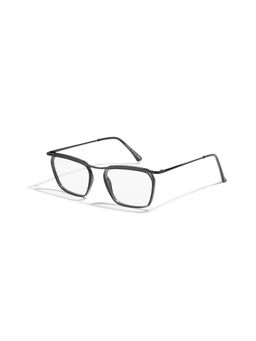 SAM AND MARSHALL - CHARLIE_GREY_1579 Grey Solid Metal Square Computer Glasses
