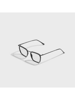 SAM AND MARSHALL - CHARLIE_MATT_BLACK_10457 Black Solid Metal Square Computer Glasses
