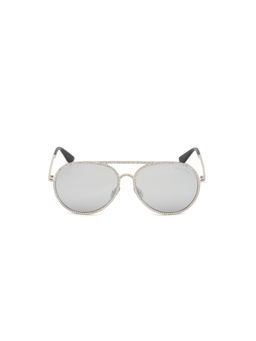 Tom Ford Eyewear - Tom Ford FT0728 59 18C Grey Solid Metal Pilot Sunglasses (59)