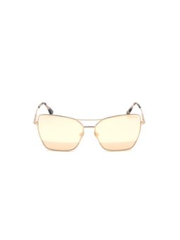 Tom Ford Eyewear - Tom Ford FT0738 61 28Z Pink Solid Metal Pilot Sunglasses (61)