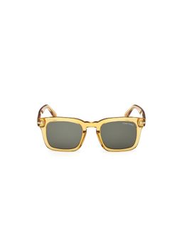Tom Ford Eyewear - Tom Ford FT0751 50 39N Green Solid Acetate Square Sunglasses (50)