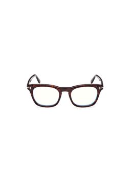 Tom Ford Eyewear - FT5870-B 50 052. Brown Solid Acetate Square Eyewear Frame (50)