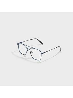 SAM AND MARSHALL - ORE_BLUE_10489 Blue Solid Metal Square Computer Glasses