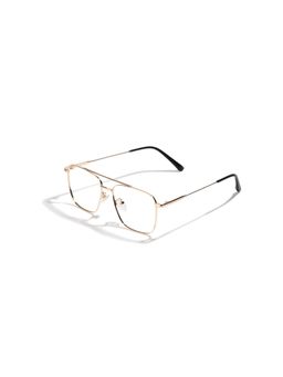 SAM AND MARSHALL - ORE_GOLD_1156 Rose Gold Solid Metal Square Computer Glasses
