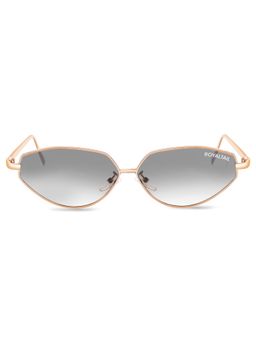 ROYALTAIL - RT-SUNG-056 Grey Solid Metal Cat Eye Sunglasses (55)