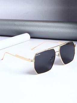 ROYALTAIL - RT-SUNG-060 Black Solid Metal Pilot Sunglasses (60)