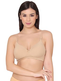 Groversons Paris Beauty - Women's Padded Bra - Nude