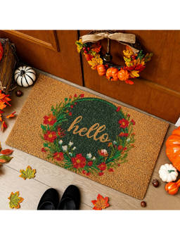 Cortina - Hello Printed Non-Slip Door Mat