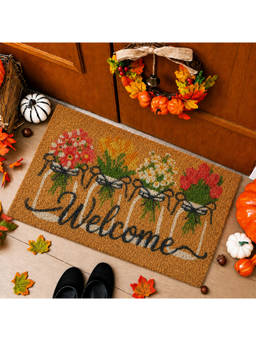 Cortina - Welcome Printed Non-Slip Door Mat
