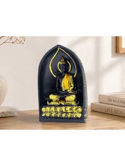Golden Peacock - Gold Buddha Arch Showpiece Decor