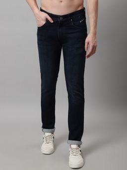 Cantabil - Men Dark Mercerised Jeans