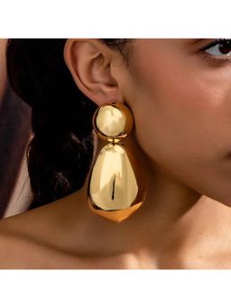 Amorenmore - Aurum Grace Gold Tone Everyday Sparkle Stud Earrings