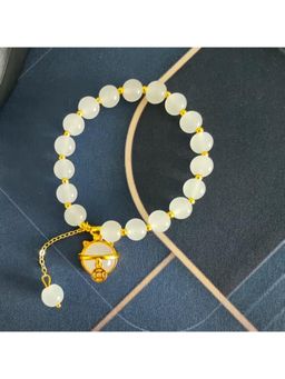 Amorenmore - Celestia Glow Cat Eye Pearl Gold Plated Bracelet
