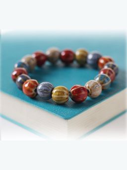 Amorenmore - Aurora Harmony Multicolor Ceramic Beaded Bracelet