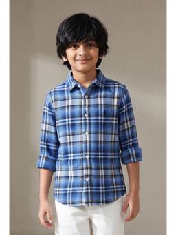 Tales & Stories - Boys Blue Polycotton Shirt