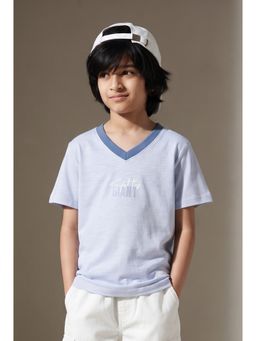 Tales & Stories - Boys Blue Cotton T-Shirt