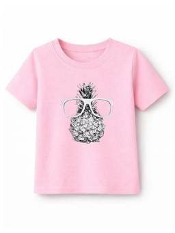 KAVEE - Unisex Pink Cotton T-Shirt