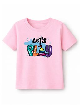 KAVEE - Unisex Pink Cotton T-Shirt