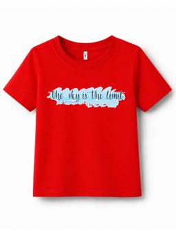 KAVEE - Unisex Red Cotton T-Shirt
