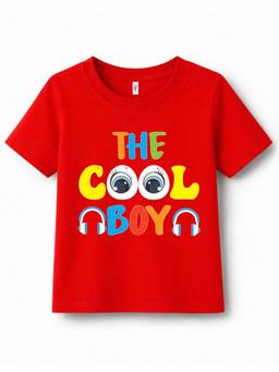 KAVEE - Unisex Red Cotton T-Shirt