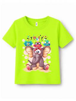 KAVEE - Unisex Green Cotton T-Shirt