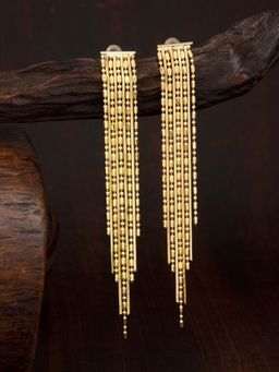 E2O - Contemporary Gold Dangler Earring for Women