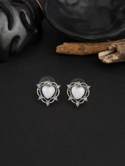 E2O - Silver Plated Peral Stud Earring for Women