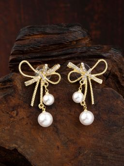 E2O - Quirky Gold Plated Contemporary Drop Earring for Women