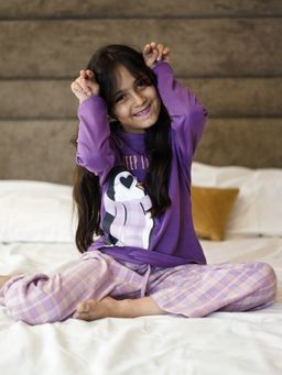 Napchief - Cool Penguin Flannel Pajama Set