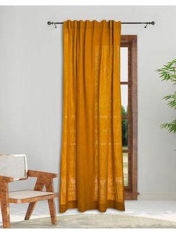 Fabindia - Yellow Nalika Room Darkening Cotton Curtain