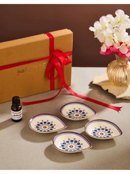 Fabindia - Falak Ceramic Diya Gift Set