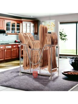 FNS - Palma Rose Gold Stainless Steel 24 Pcs Cutlery Set with Cutlery Stand For Dinning