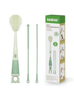 Haakaa - Green Solid Silicone Cleaning Brush