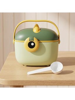 StarAndDaisy - Green Solid Plastic Milk Powder Container