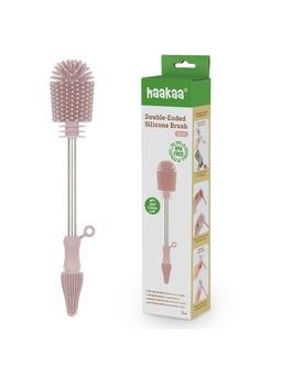 Haakaa - Pink Solid Silicone Cleaning Brush