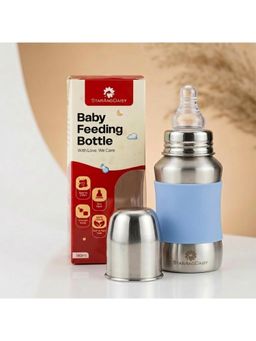 StarAndDaisy - Blue Solid Stainless Steel Feeding Bootle