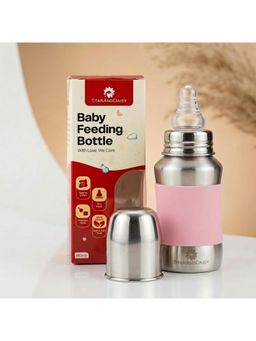 StarAndDaisy - Pink Solid Stainless Steel Feeding Bootle