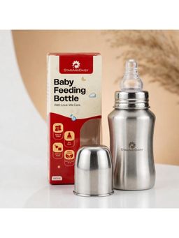 StarAndDaisy - Silver Solid Stainless Steel Feeding Bootle