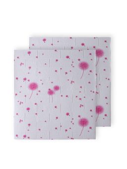 Kuber Industries - Easy To Peel Foam Brick Pattern 3D Wallpaper For Walls Pack Of 2 Sheets-White