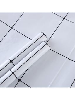 Kuber Industries - Self-Adhesive Roll Pet Wallpaper For Living Room, Bedroom, And Kitchen-White