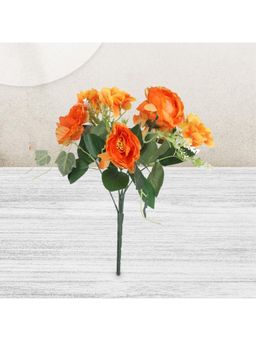 Kuber Industries - Artificial Natural Looking Indoor Fake Vase-Orange
