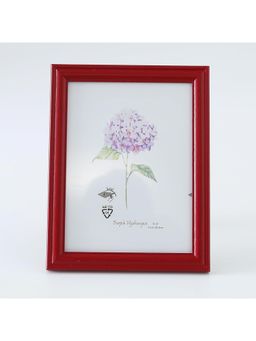 Kuber Industries - Horizontal & Vertical Use Photo Frame For Home Decor-Red