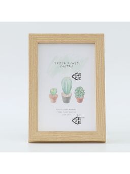 Kuber Industries - Horizontal & Vertical Use Photo Frame For Home Décor-Natural