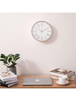 Kuber Industries - Fancy Watch Wall Clocks-Rose Gold