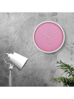 Kuber Industries - Fancy Watch Wall Clocks- Pink