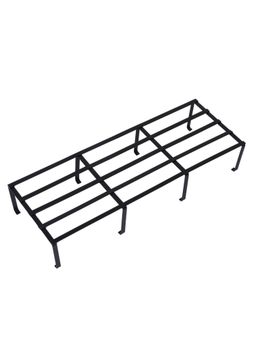 Kuber Industries - Black Rectangular Planter Stand