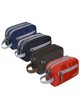 NFI Essentials - Pack of 4 Travel Toiletry Bag For Shave Pouch Organiser